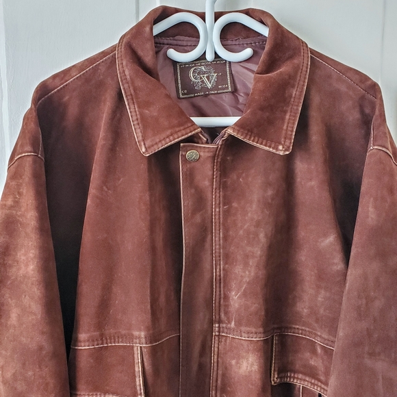 Vintage italian velvet bomber. Size L - Picture 3 of 4